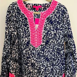 NWT - Lily Pulitzer Ocean Cove Tunic, Size Large